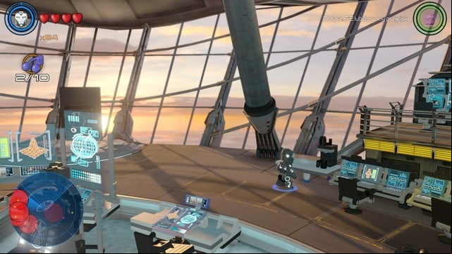 Third one is on the table in the command center - Side missions - S.H.I.E.L.D. Helicarrier - secrets - LEGO Marvels Avengers - Game Guide and Walkthrough