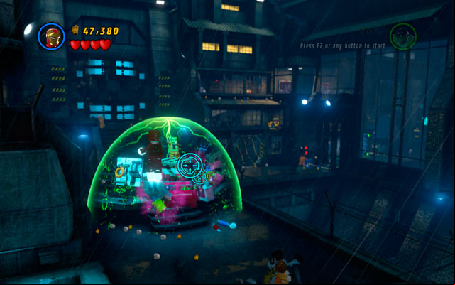In the interior of the prison you will meet an arch villain - The Leader - Rock Up at the Lock Up | Walkthrough - Walkthrough - LEGO Marvel Super Heroes Game Guide & Walkthrough