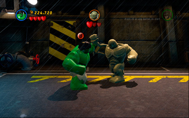 To strike a final blow, you must switch to Wolverine once more - Rock Up at the Lock Up | Walkthrough - Walkthrough - LEGO Marvel Super Heroes Game Guide & Walkthrough