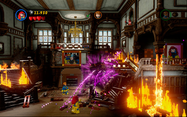 Approach to the central part of the area and destroy all objects lying there - Juggernauts and Crosses | Walkthrough - Walkthrough - LEGO Marvel Super Heroes Game Guide & Walkthrough