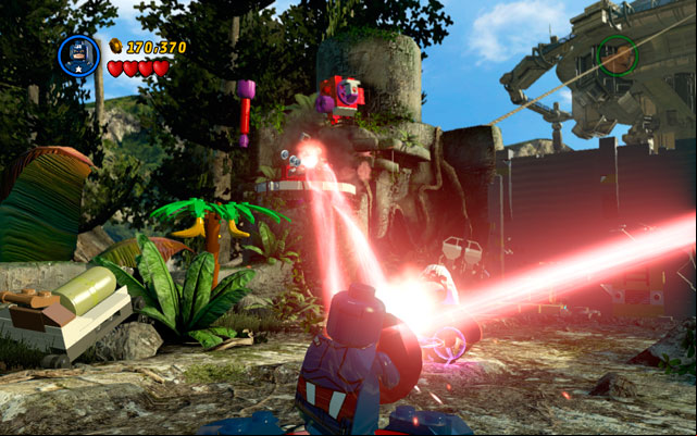 Move forward and defeat another group of enemies - Rapturous Rise | Walkthrough - Walkthrough - LEGO Marvel Super Heroes Game Guide & Walkthrough
