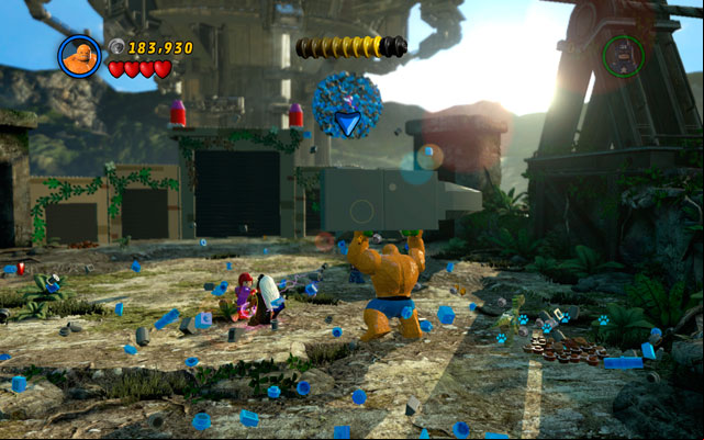Now it is time to fight with Magneto - Rhino and Magneto | Boss fights - Boss fights - LEGO Marvel Super Heroes Game Guide & Walkthrough