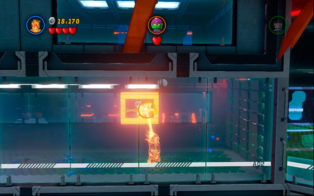Second is hanged on the wall in the age on the right - Exploratory Laboratory | Minikit Sets - Minikit Sets - LEGO Marvel Super Heroes Game Guide & Walkthrough
