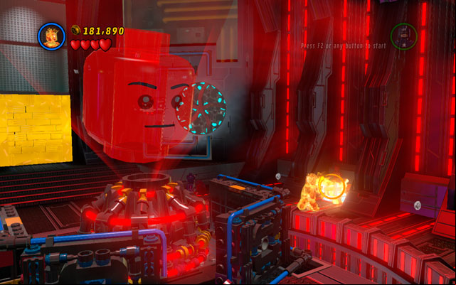 The last statue is located in the room with Jarvis head - Rebooted, Resuited | Minikit Sets - Minikit Sets - LEGO Marvel Super Heroes Game Guide & Walkthrough