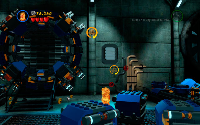 Third can be found on the right side of the entrance to the building - Red Head Detention | Minikit Sets - Minikit Sets - LEGO Marvel Super Heroes Game Guide & Walkthrough