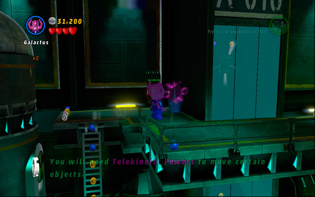 To obtain this minikit, you must destroy all three violet containers usable only for characters with telekinesis ability - Taking Liberties | Minikit Sets - Minikit Sets - LEGO Marvel Super Heroes Game Guide & Walkthrough