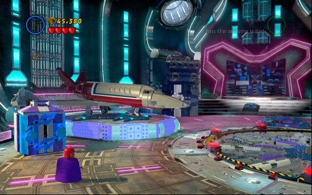 Choose Magneto and turn left, approaching to the metal box - Magnetic Personality | Minikit Sets - Minikit Sets - LEGO Marvel Super Heroes Game Guide & Walkthrough