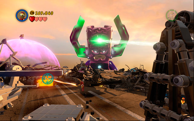 In the same location avoid S - The Good, the Bad and the Hungry | Minikit Sets - Minikit Sets - LEGO Marvel Super Heroes Game Guide & Walkthrough