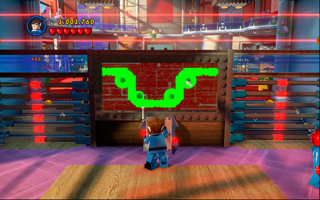 After the beginning of the mission, go to the desk located the in front of you and destroy it - Nuff Said | Maps - Maps - LEGO Marvel Super Heroes Game Guide & Walkthrough