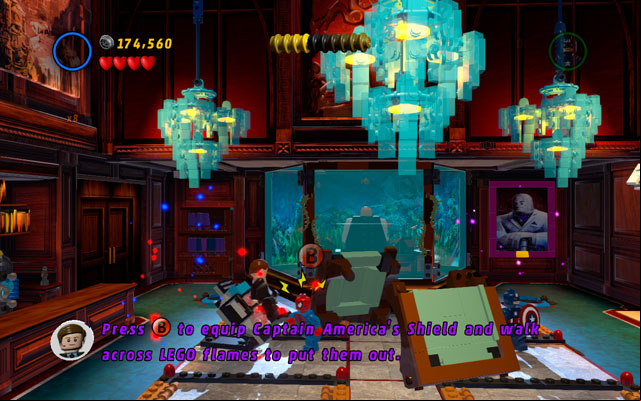 Turn left and find imprisoned man - Feeling Fisky | Maps - Maps - LEGO Marvel Super Heroes Game Guide & Walkthrough