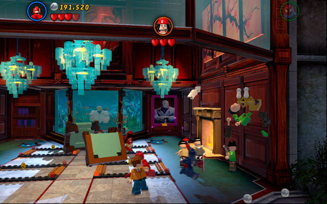 When the Daredevil appears, switch into him and confront the criminals (which will turn up endlessly) - after few seconds you will see Electra - Feeling Fisky | Maps - Maps - LEGO Marvel Super Heroes Game Guide & Walkthrough