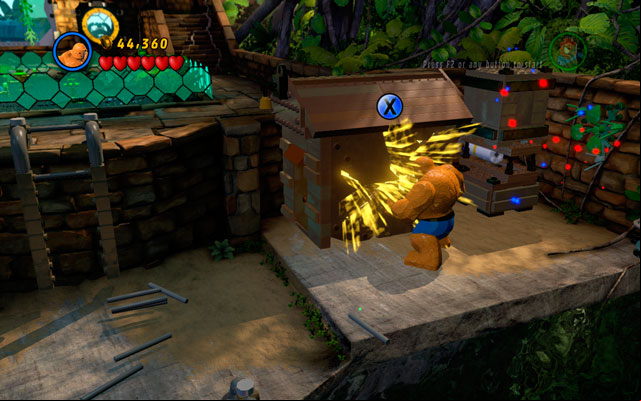 Firstly, choose The Thing - Reptilian Ruckus | Maps - Maps - LEGO Marvel Super Heroes Game Guide & Walkthrough