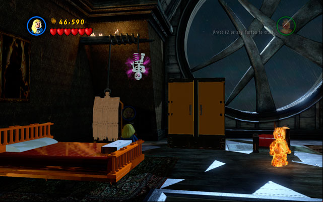 Go back to the hall and use stairs to go to the upper level - Stranger Danger | Maps - Maps - LEGO Marvel Super Heroes Game Guide & Walkthrough