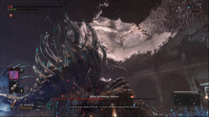 Also watch out for his horizontal attacks, as he will start spinning during the second phase - Lies of P: How to defeat the boss Fallen Archbishop Andreus? - Main - Lies of P Guide