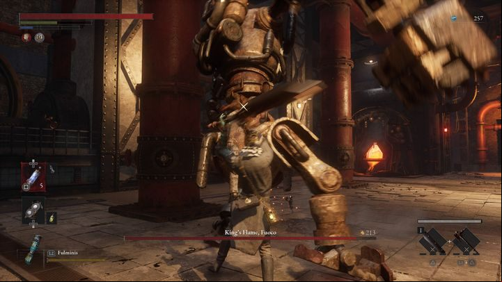 If you use a weapon that inflicts fire, change it - Lies of P: How to defeat the boss Kings Flame, Fuoco? - Main - Lies of P Guide