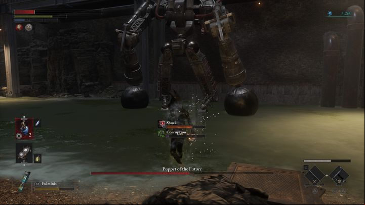 Due to its size, the Puppet of the Future is very slow - Lies of P: How to defeat the Puppet of the Future boss? - Sidebars - Lies of P Guide