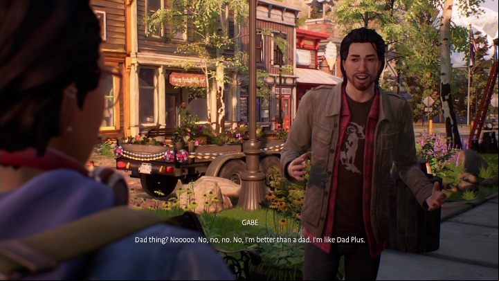 When you leave the vinyl store, you'll see Ethan - Life is Strange True Colors: Episode 1, important choices - list - Important elections - Life is Strange True Colors game guide