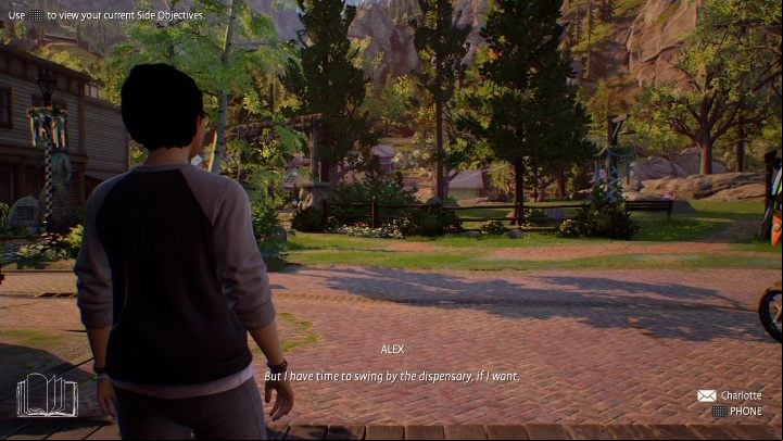 You can head to the park immediately after leaving the bar - Life is Strange True Colors: Episode 2, side missions - walkthrough - Side missions - Life is Strange True Colors Guide