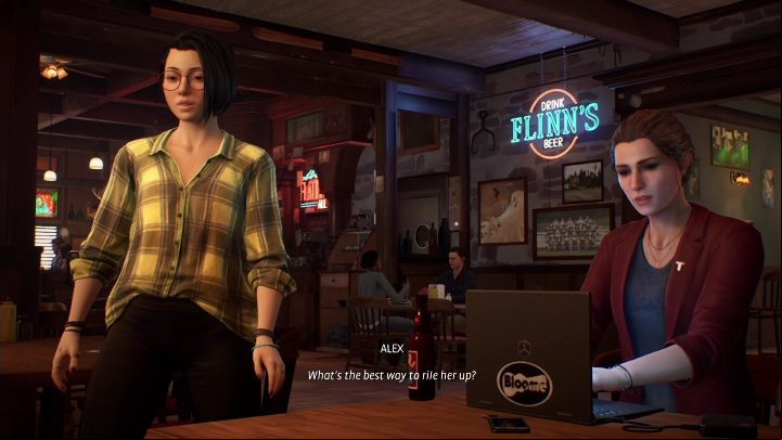 After talking to your friends go to Diane - Life is Strange True Colors: Bar - walkthrough - Chapter 3 Monster or Mortal - Life is Strange True Colors Guide