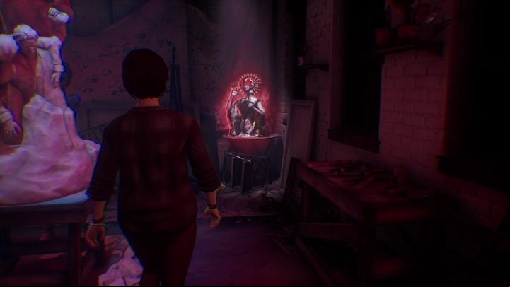 In the corner, on a small table, stands a large work - Life is Strange True Colors: Charlotte - walkthrough - Chapter 3 Monster or Mortal - Life is Strange True Colors Guide