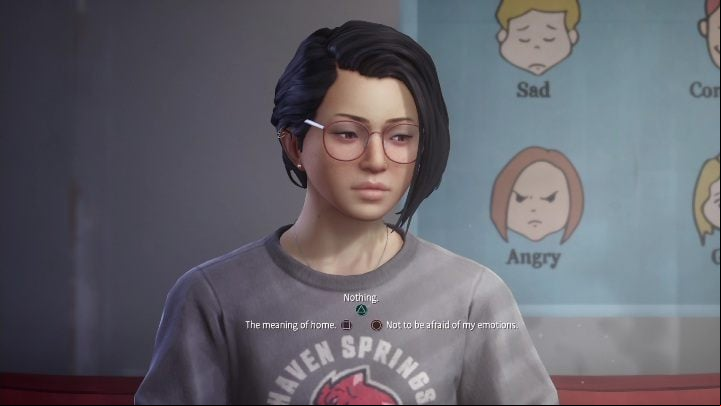 This chapter begins with a conversation with the psychologist - Life is Strange True Colors: The psychologists office - walkthrough - Chapter 5 Side B - Life is Strange True Colors Guide