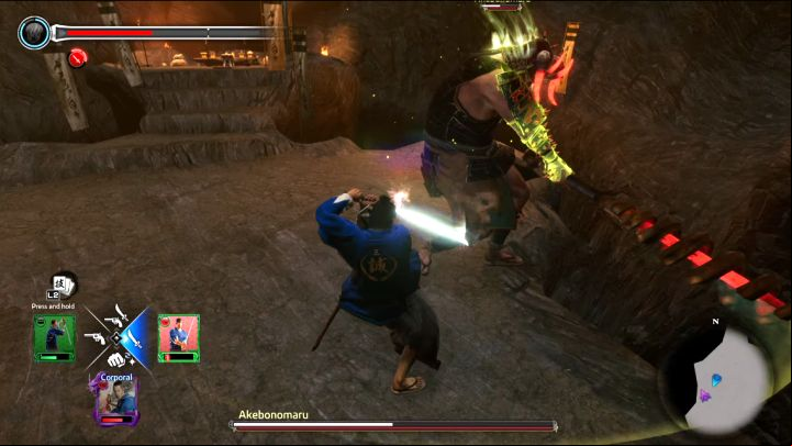 The best style to defeat the boss is Swordsman - it will allow you to block most of the boss's attacks (hold L1/LB to Guard) - Like a Dragon Ishin: How to beat the Leader of the Bandits boss? - Activities - Like a Dragon Ishin Guide