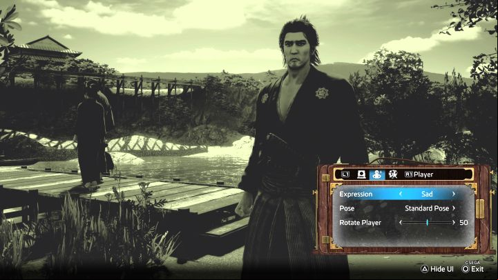 Basic controls in photo mode are - Like a Dragon Ishin: Photo Mode - Appendix - Like a Dragon Ishin Guide