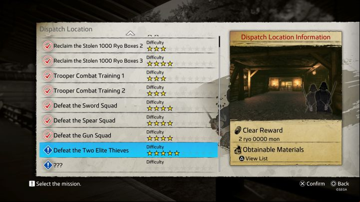 When choosing a mission, pay attention to - Like a Dragon Ishin: Battle Dungeon mini-game - Secrets and activities - Like a Dragon Ishin Guide