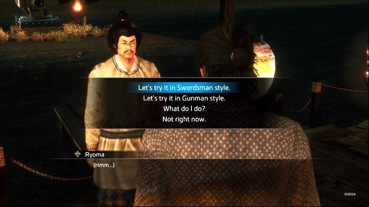 Ryoma will notice a cannon, letting you talk to its owner - Professor Shinbei - Like a Dragon Ishin: Masters of Combat and training locations - Secrets and activities - Like a Dragon Ishin Guide