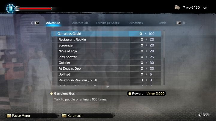 How to unlock: Completed 5 tasks in the Diligence Records - Like a Dragon Ishin: Trophies/Achievements - list, trophy guide - Appendix - Like a Dragon Ishin Guide