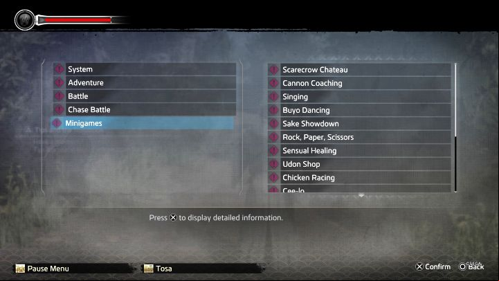 How to unlock: Played every minigame - Like a Dragon Ishin: Trophies/Achievements - list, trophy guide - Appendix - Like a Dragon Ishin Guide