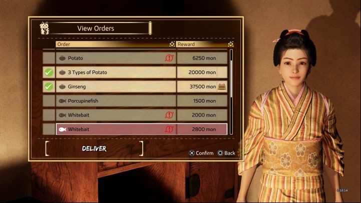 The basic use for Ginseng is fulfilling Trade Orders on the farm - Like a Dragon Ishin: How to get Ginseng? - Ryoma and character development - Like a Dragon Ishin Guide