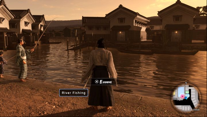 You can choose between - Like a Dragon Ishin: Fishing mini-game - Secrets and activities - Like a Dragon Ishin Guide