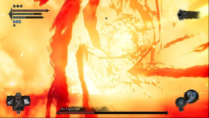 When the boss dies, the dragon mount will be summoned for the final time - Lords of the Fallen: How to defeat The Lightreaper boss? - Main - Lords of the Fallen Guide
