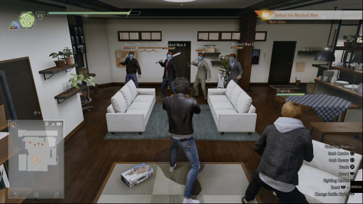 Masked men will enter the apartment - Lost Judgment: Chapter 9 The Weight of Guilt - walkthrough - Main Storyline - Lost Judgment Guide