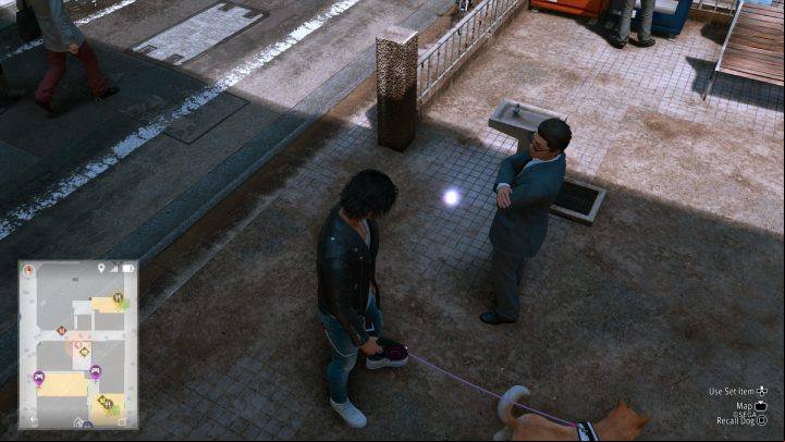 After examining the picture, summon the dog - Lost Judgment: Squirrel search Showa Street - all squirrels, map - Kamurocho - Lost Judgment Guide