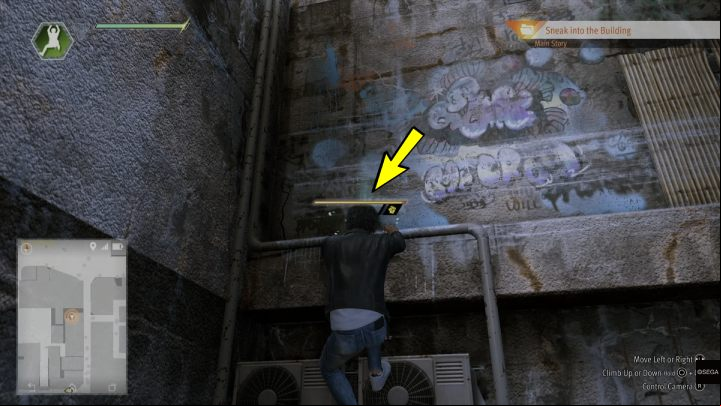 The yellow bar above your character's head indicates the fatigue level of your hands - Lost Judgment: Chapter 1 Black Sheep - walkthrough - Main storyline walkthrough - Lost Judgment game guide