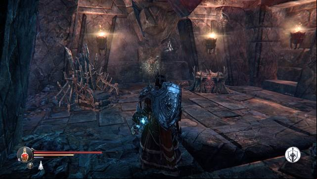 Just like earlier, you need to pull the lever - Destroy the Gate of Lords to Keystone | The Temple - The Temple - Lords of the Fallen 2014 Game Guide & Walkthrough