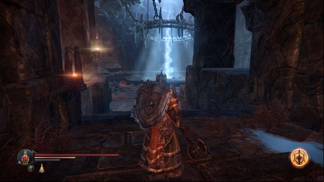 The portal will be closed shut after you defeat the Infiltrator. - Destroy the Gate of Lords to Keystone | The Temple - The Temple - Lords of the Fallen 2014 Game Guide & Walkthrough
