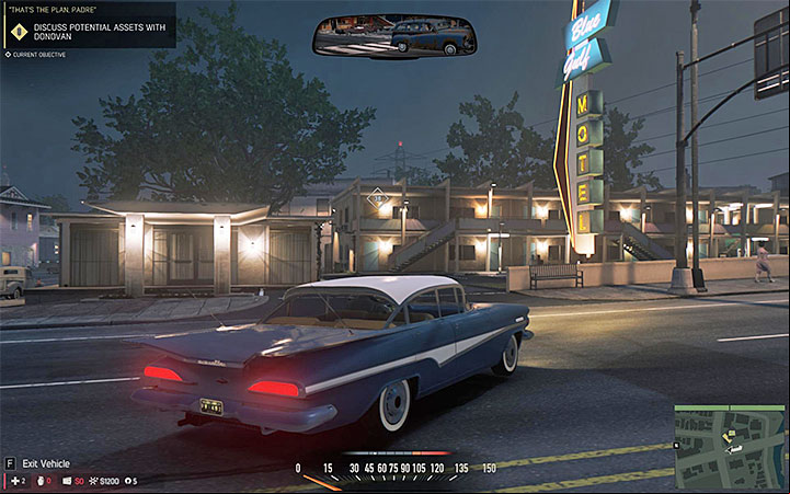 Donovan can be found in the motel - Old Times Sake (recruitment of Cassandra) | Walkthrough - Story missions - Mafia III Game Guide