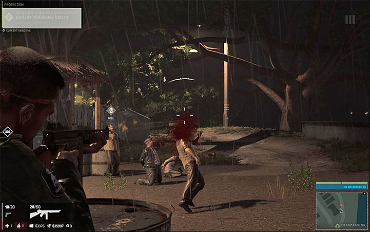 You can kill all gangsters or only the ones that were marked for the elimination - Protection (paid protection racket) | Walkthrough - Story missions - Mafia III Game Guide