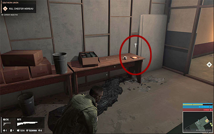 The magazine is located on the floor of The Bellaires supermarket and its exact location is shown in the picture above - Repent magazines | Secrets - Secrets - Mafia III Game Guide