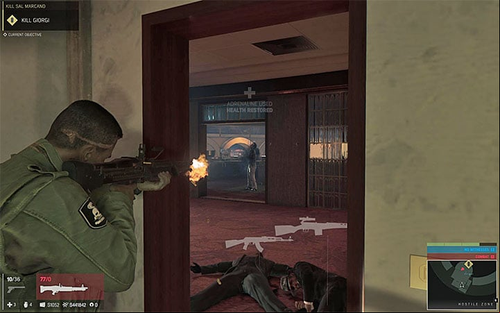 If you get compromised, fire some reliable gun at Giorgio and add a couple grenades. - Kill Sal Marcano (murdering Sal Marcano) - final mission | Walkthrough - Story missions - Mafia III Game Guide