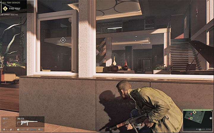 You can silently takedown Tonys men or fight with them directly - Kill Tony Derazio (murdering Tony Derazio) | Walkthrough - Story missions - Mafia III Game Guide