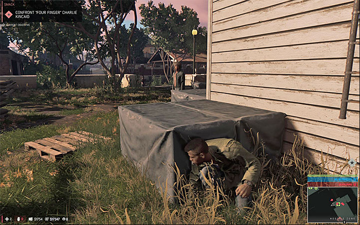 You can whistle to convince the nearby enemy to walk to a more private location - General tips - Basic information - Mafia III Game Guide