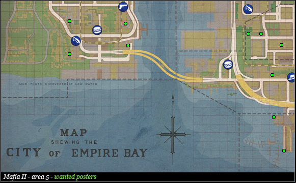 5 - Wanted posters - Collectibles - Mafia II - Game Guide and Walkthrough