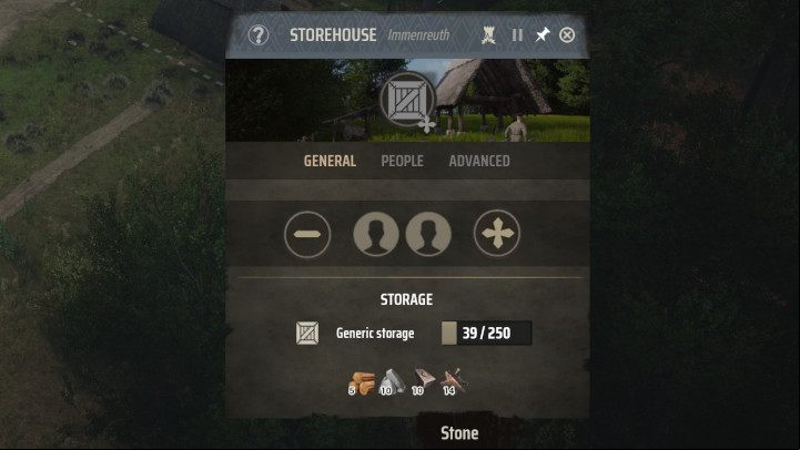 As with other buildings, a family must be assigned to them in order for the granary and storehouse to fulfill their role - Manor Lords: What to do with exposed goods? - FAQ - Manor Lords Guide