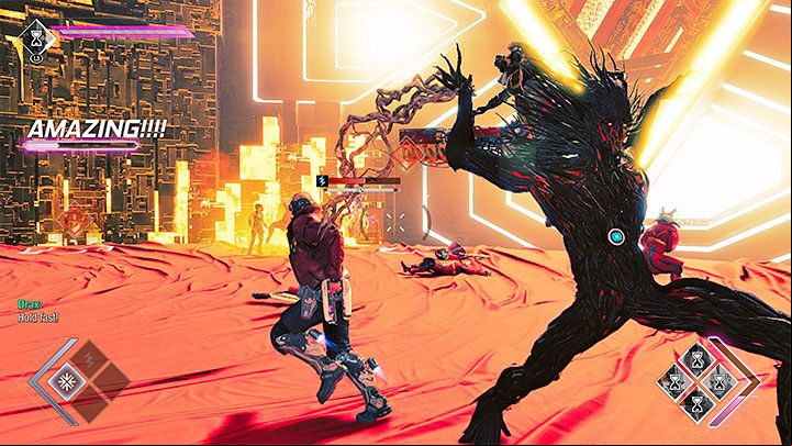 The Star-Lord is the only playable character in the game and you don't have to learn the different abilities of the remaining Guardians of the Galaxy - Guardians of the Galaxy: Combat and commanding the team - Basics - Guardians of the Galaxy Guide
