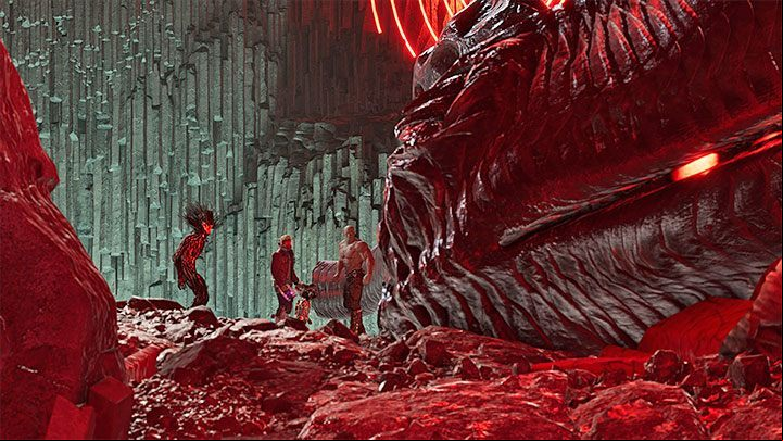 Watch the cut-scene - Guardians of the Galaxy: Dweller-In-Darkness - how to defeat? - Bosses - Guardians of the Galaxy Guide