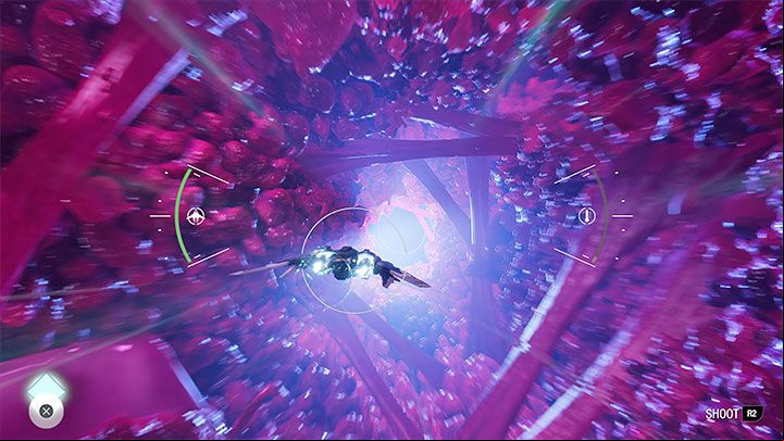 The final part of the chapter involves piloting the Milano out of the quarantine zone - Guardians of the Galaxy: Prologue and Chapter 1 - walkthrough - Solucja - Guardians of the Galaxy Guide